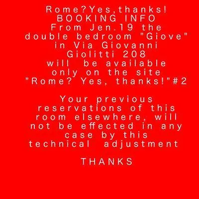 Bed & Breakfast Rome? Yes, Thanks! *